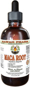 Maca Root Alcohol-Free Liquid Extract, Organic Maca (Lepidium Meyenii) Whole Dried Plant Glycerite Natural Herbal Supplement, Hawaii Pharm, USA 2oz